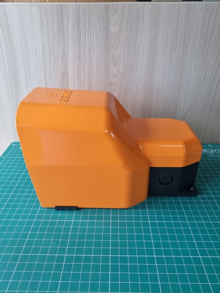 Педаль одиночная, 1НО+1НЗ, с защитным кожухом (алюминий) оранжевого цвета, (250В AC, 4А), IP65 PDKS11BX10T