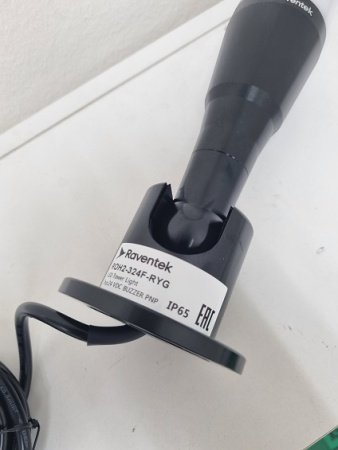 RAVENTEK ROH2-324F-RYG световая колонна алюминиевый корпус ?50мм с зуммером 3 цвета RYG IP65