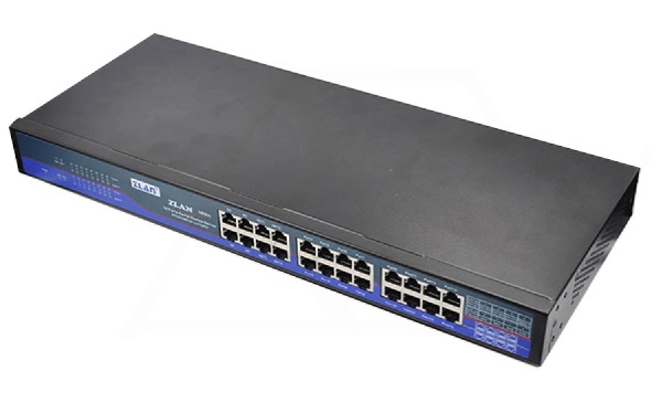 Преобразователь интерфейсов ZLAN5G00A, RS-232/485/422 в Ethernet, 16xRS-232/485/422, Modbus Gateway, 24VDC