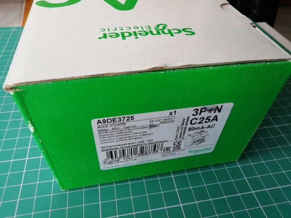 Выкл. авт. дифференциального тока iCV40 3P+N 6кА 25A C 30мA тип AC