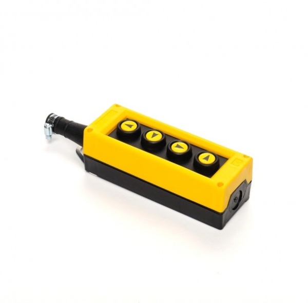 Пульт управления 4 кнопки (со стрелками), односкоростной, серия PVK, пластиковый корпус (250В AC, 4А), IP65 PVK4E