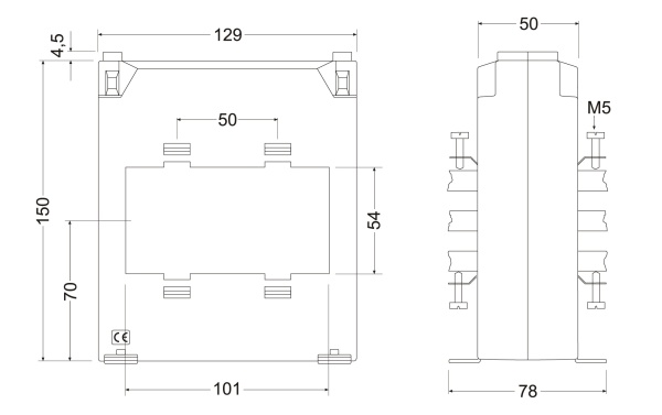 M70485 Трансформатор тока TCH12 2000/5A