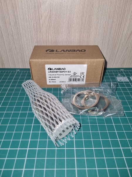 LANBAO LR30XBF15DPOY-E2 индуктивный датчик M30x63мм PNP NO Sn=15мм разъем M12