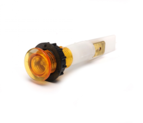 Сигнальная арматура 10мм желтая с зажимами.S102S