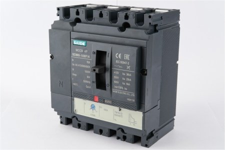 Авт. выключатель SDM6-250F 4P, In=250A, TMA Ir=0.8_1In, Ii=5_10In, Icu/Ics=36kA/400V