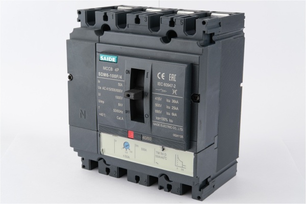 Авт. выключатель SDM6-250F 4P, In=250A, TMA Ir=0.8_1In, Ii=5_10In, Icu/Ics=36kA/400V