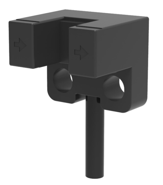 LANBAO PU05S-TGNR-L миниатюрный вилочный датчик 5мм NPN NO/NC кабель 1м
