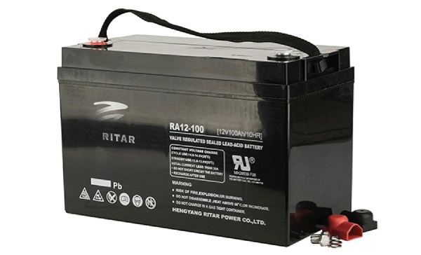 Батарея аккумуляторная Ritar RA12-100, F12(M8), 12V/100Ah, 220x328x172 HxLxW, 28.5kg, 12 лет