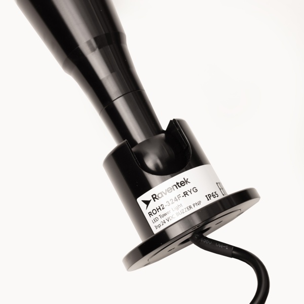 RAVENTEK ROH2-324F-RYG световая колонна алюминиевый корпус ?50мм с зуммером 3 цвета RYG IP65