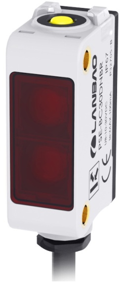 LANBAO PSE-BC100DNB оптический датчик 32,5x20x12мм NPN NO/NC Sn=1м (D-тип) кабель 2м