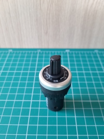 Потенциометр AD116-22PM, 10kΩ, 22mm, IP64
