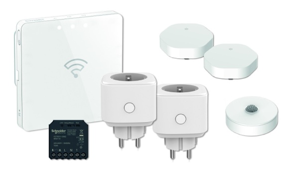 WISER Набор Комфорт IP-шлюз, SmartPlugx2, Модуль вык-ля, датчики,WiFi,ZigBee