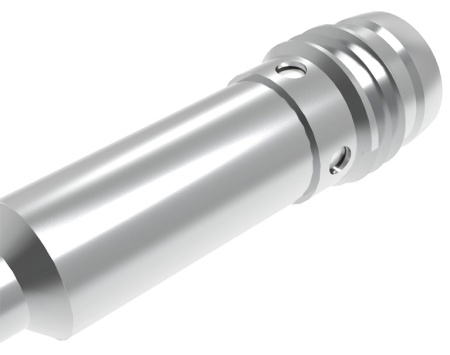 LANBAO LR04QAF08DPC-E1 Индуктивный датчик 0.8 мм, цилиндрический, заподлицо, 10…30 DC, PNP, NC, нерж