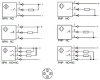 LANBAO LE40XZSF15DPO-E2 Индуктивный датчик 15 мм, прямоугольный, заподлицо, 10…30 DC, PNP, NO, PBT, разъем  м12, IP67