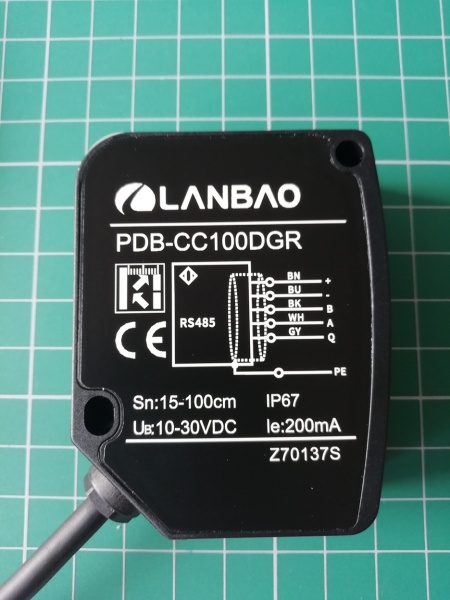 LANBAO PDB-CC100DGR оптический датчик расстояния