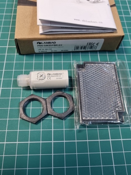 LANBAO PSS-GM2DPBR-E2 оптический датчик M18 PNP NO/NC Sn=2м (R-тип) разъем M12