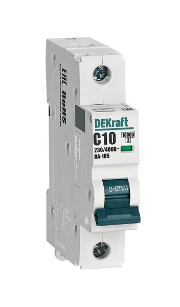 Авт. выкл. 1P 10A х-ка C ВА-105 10кА