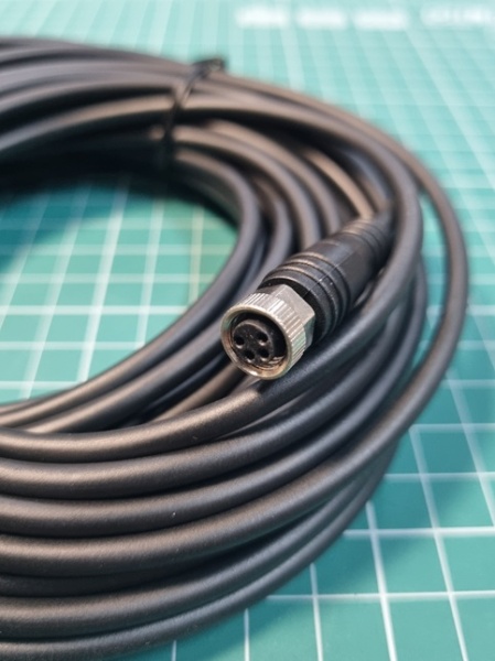 LANBAO QE8-N4F10-U прямой разъем M8 4pin с маслостойким PUR кабелем 10м