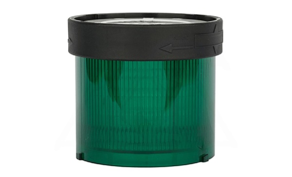 Модуль постоянного света TL-70, зеленый, LED, 220VAC, d=70mm, IP65