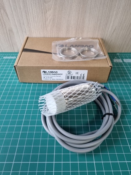 LANBAO LR30XCN40DNOY индуктивный датчик M30x62мм NPN NO Sn=40мм кабель 2м