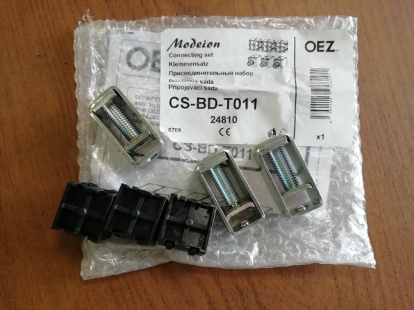 Присоединительный комплект CS-BD-T011 хомутные зажимы, Cu кабели / гибкие шины 16 - 150 mm2, 3 шт., для BD250