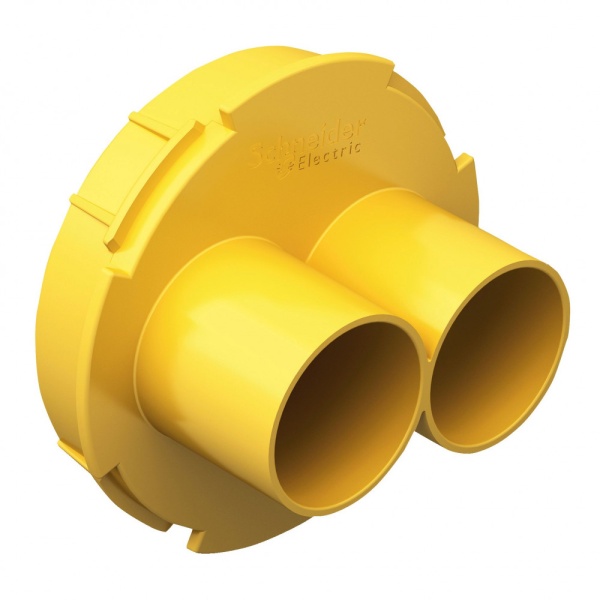 Адаптер для 2х труб D20мм для металлических установочных коробок под лючки