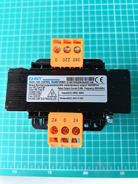 Однофазный трансформатор NDK-100ВА 380 220/24*2 IEC (R)