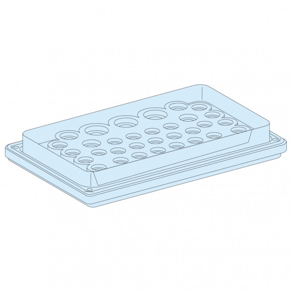 САЛЬНИК. ПАНЕЛЬ С 39 ОТВЕРСТИЯМИ ДИАМЕТРОМ 7 - 26 ММ, IP55