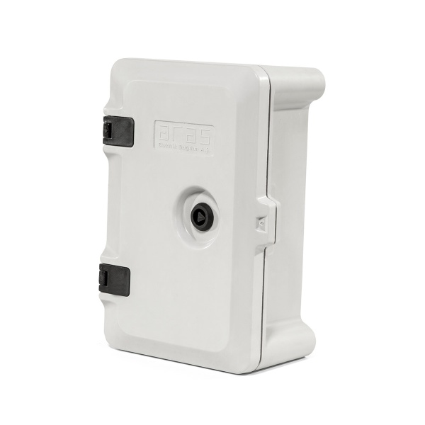 Щит навесной 700x500x140мм (ВxШxГ) из композитного (SMC) материала с монт. панелью 640x425мм, IP65