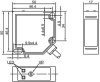LANBAO PTF-BC100SK оптический датчик 50x50x17мм 10-30DC Реле Sn=1м кабель 2м (D-тип)