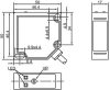 LANBAO PTF-BC100SK оптический датчик 50x50x17мм 10-30DC Реле Sn=1м кабель 2м (D-тип)