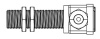 LANBAO LR18XCF08DNRY-D индуктивный датчик M18x63мм NPN NO+NC Sn=8мм клеммы