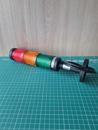 Колонна светосигнальная AL50, d=50mm, LED Кр+Желт+Зел, 24VAC/DC+220VAC, пласт. стойка, IP52 (AL50-RYG-23/31P1)