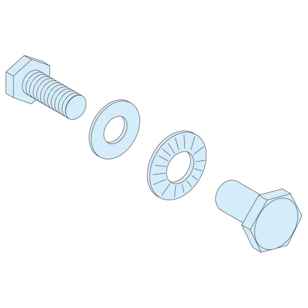 КОМПЛЕКТ СОЕДИНЕНИЯ СИЛОВЫХ ШИН(20БОЛТ+20ВТУЛОК+40ШАЙБ)