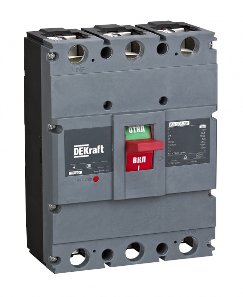 Силовой авт. выключатель 3P 800А 50кА ВА-306