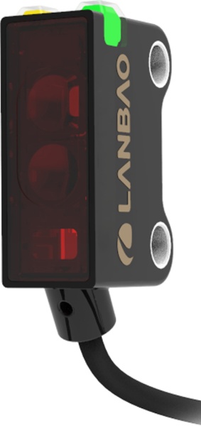 LANBAO PST-YR16DPCR Датчик диффузного отражения с подавлением заднего фона 16 мм, красное пятно, PNP