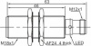 LANBAO LR18XBF08DLOY-E2 индуктивный датчик M18x51мм 2-х проводный DC NO Sn=8мм разъем M12