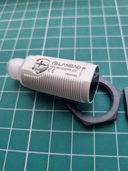 LANBAO PSS-BC100DPB-E2 оптический датчик M18 PNP NO/NC Sn=1м (D-тип) разъем M12
