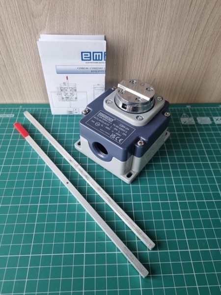 Концевой выключатель с приводом 200мм, угол поворота 360° (2 шага вперёд, 2 шага назад), металлический корпус (400В, 25А), IP65 CSM04