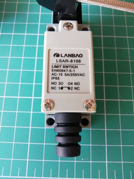 LANBAO LSAR-8108 концевой выключатель NO/NC регулируемый роликовый рычаг