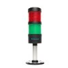 RAVENTEK PVO2-2220F-RG световая колонна ?64мм с зуммером 2 цвета RG прямое основание IP65 220AC