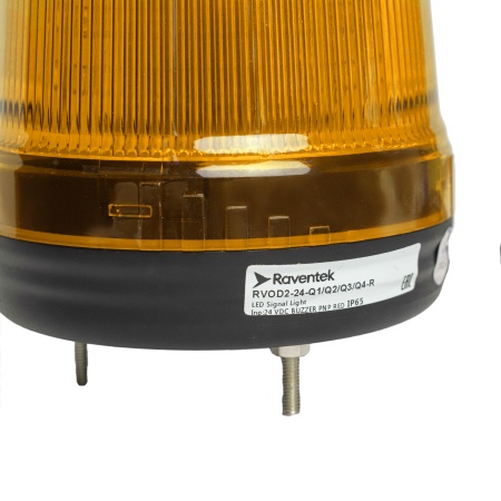 RAVENTEK RVOD2-220-Q1/Q2/Q3/Q4-Y сигнальный маячок ?100мм желтый 220VAC
