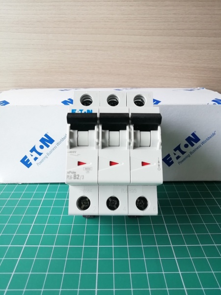 Авт. выключатель PL6-B2/3, 3P, 2A, хар-ка B, 6kA, 3M
