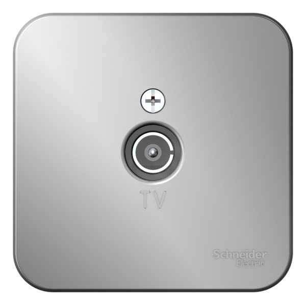 BLANCA О/У КОННЕКТОР ТВ, ИЗОЛ.ПЛ., АЛЮМИНИЙ