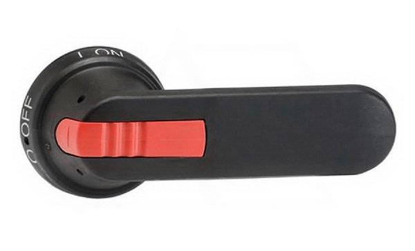 Рукоятка выносная OHB95J12TE-RUH для OT315...400E, черная IP65 блок. 3 замками без оси с тест. полож. русская