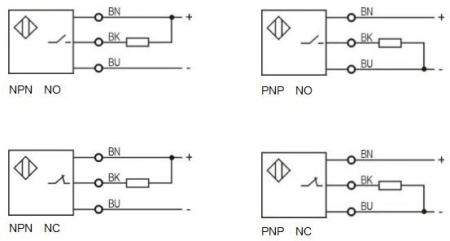 LANBAO PU15-TDPC вилочный оптический датчик 15мм PNP NC кабель 2м