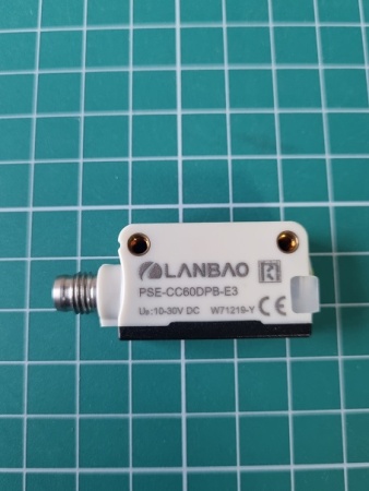 LANBAO PSE-CC60DPB-E3 Оптический датчик 60 см (настраиваемое), инфракрасный светодиод, PNP, NO/NC, 10…30 DC, ABS, прямоугольный, разъем  м8, IP67
