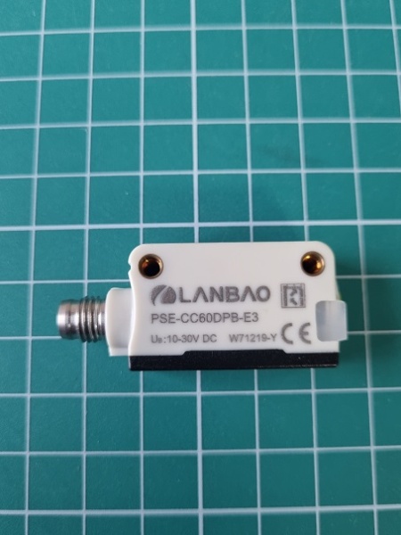 LANBAO PSE-CC60DPB-E3 оптический датчик 32,5x20x10,6мм PNP NO/NC Sn=600мм, разъем М8