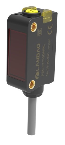 LANBAO PSE-YC15DPRL оптический датчик 32,5x10,6x20мм PNP NO/NC Sn=150мм LASER (D-тип) кабель 2м