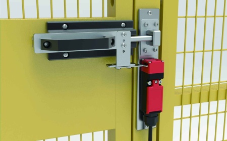 LANBAO SLCS-MT1B2F-D  Электромагнитный замок безопасности,1NC + 2NC/1NO,Кабельный ввод M20